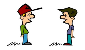 Two Guys Cartoon